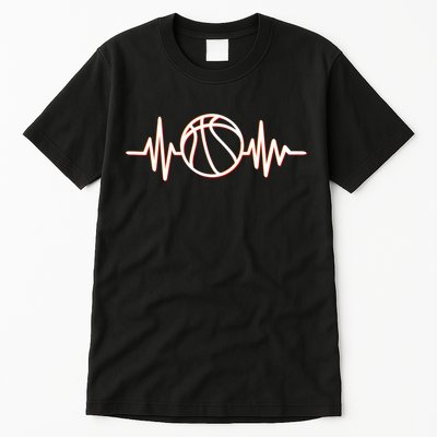 Basketball Heartbeat Tall T-Shirt
