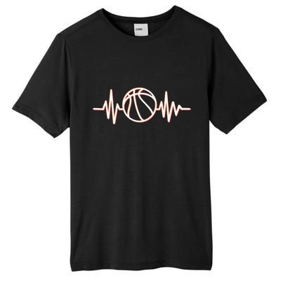 Basketball Heartbeat Tall Fusion ChromaSoft Performance T-Shirt