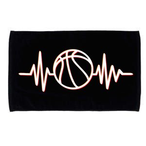 Basketball Heartbeat Microfiber Hand Towel