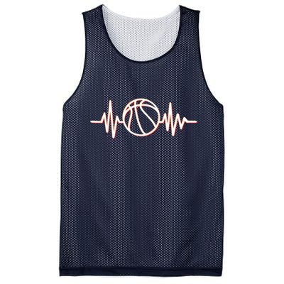 Basketball Heartbeat Mesh Reversible Basketball Jersey Tank