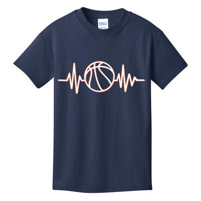 Basketball Heartbeat Kids T-Shirt