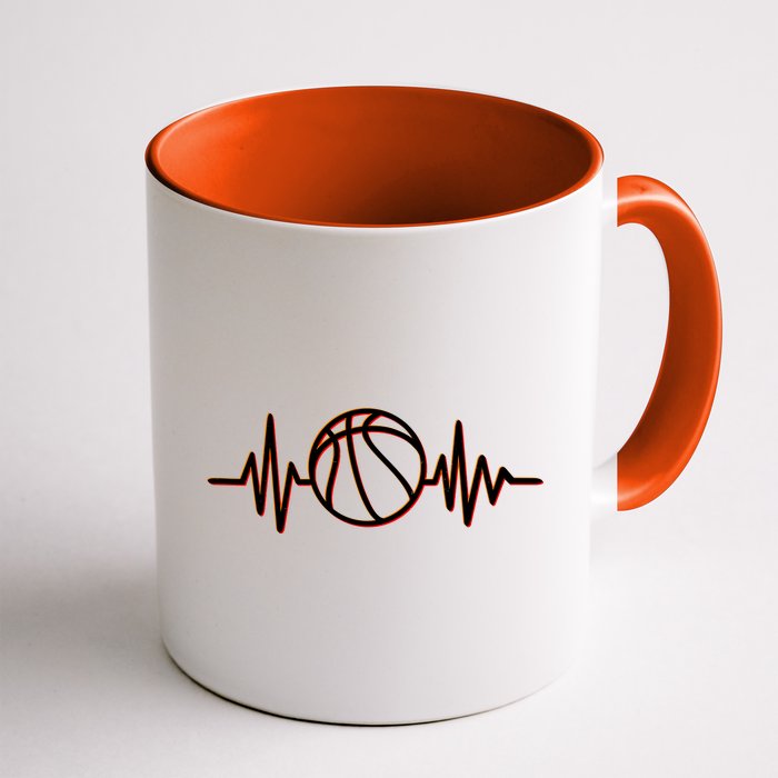 Basketball Heartbeat Coffee Mug