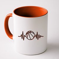 Basketball Heartbeat Coffee Mug