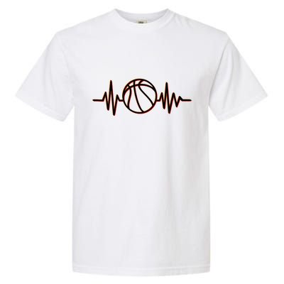 Basketball Heartbeat Garment-Dyed Heavyweight T-Shirt