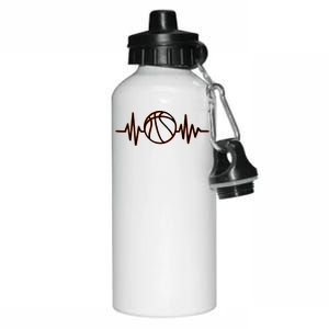 Basketball Heartbeat Aluminum Water Bottle