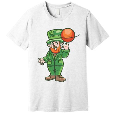 Basketball Leprechaun Premium T-Shirt