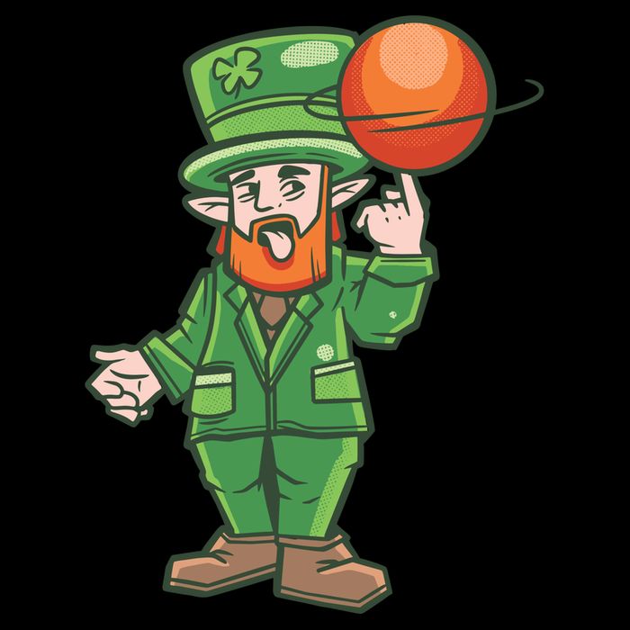Basketball Leprechaun Sustainable Bucket Hat