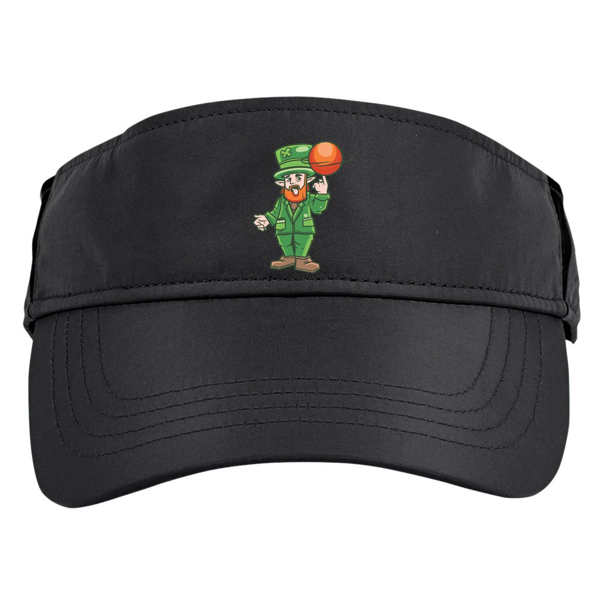Basketball Leprechaun Adult Drive Performance Visor