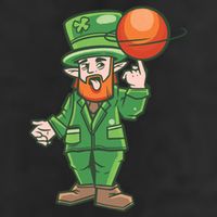 Basketball Leprechaun Adult Drive Performance Visor