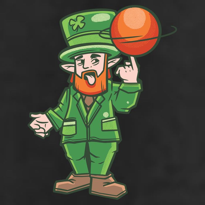 Basketball Leprechaun Adult Drive Performance Visor