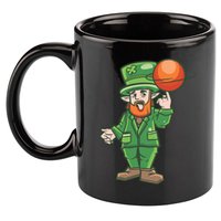 Basketball Leprechaun 11oz C Handle Ceramic Mug