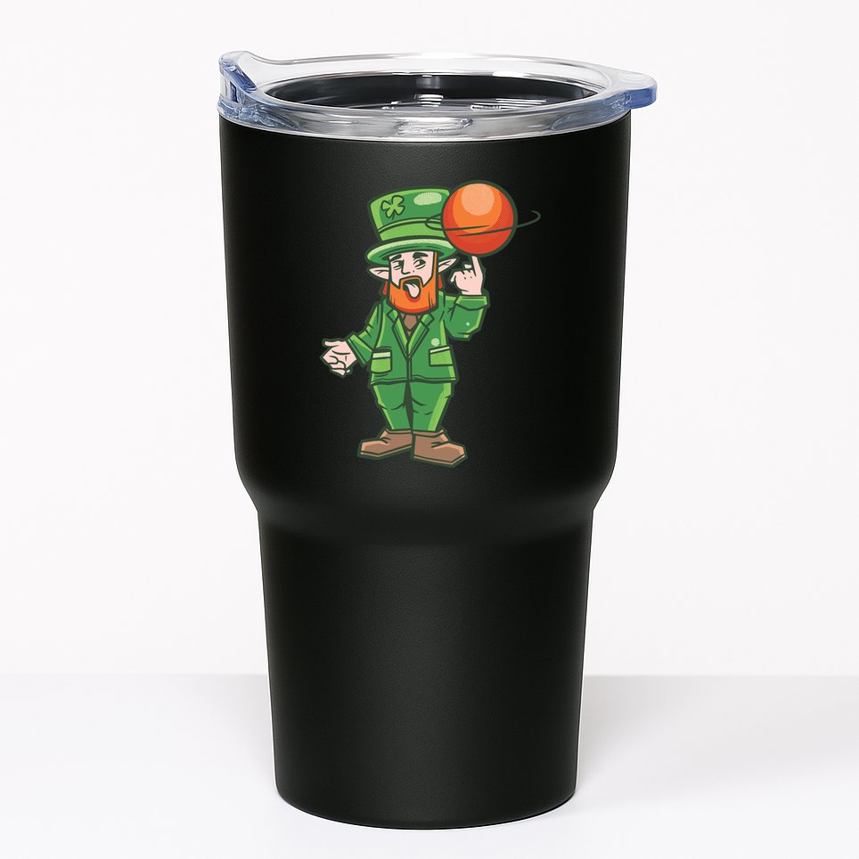 Basketball Leprechaun Tumbler