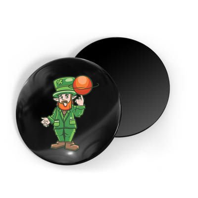Basketball Leprechaun Magnet