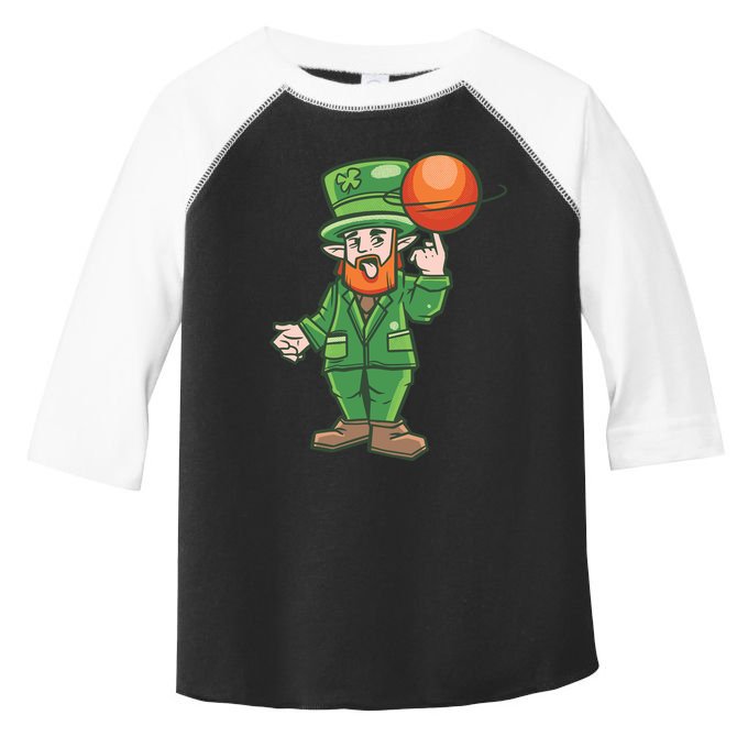 Basketball Leprechaun Toddler Fine Jersey T-Shirt