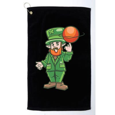 Basketball Leprechaun Golf Towel