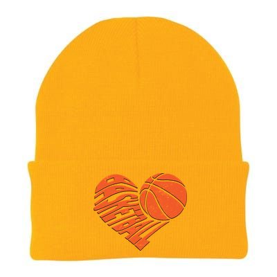 Basketball Love Heart Knit Cap Winter Beanie