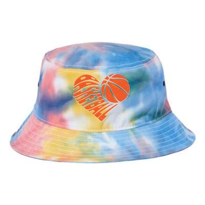 Basketball Love Heart Tie Dye Newport Bucket Hat