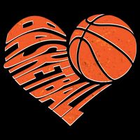 Basketball Love Heart Tall T-Shirt