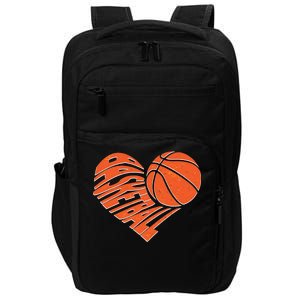 Basketball Love Heart Impact Tech Backpack