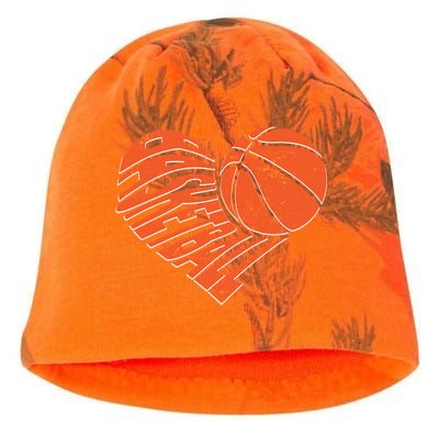 Basketball Love Heart Kati - Camo Knit Beanie