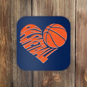 Basketball Love Heart Coaster