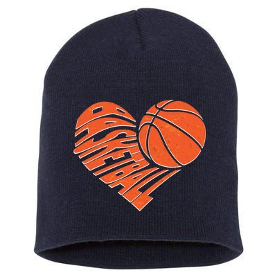 Basketball Love Heart Short Acrylic Beanie