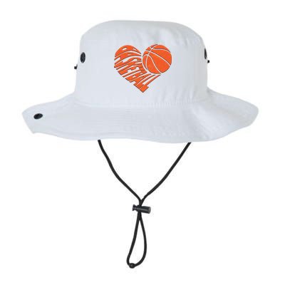 Basketball Love Heart Legacy Cool Fit Booney Bucket Hat