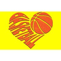 Basketball Love Heart Bumper Sticker