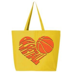 Basketball Love Heart 25L Jumbo Tote