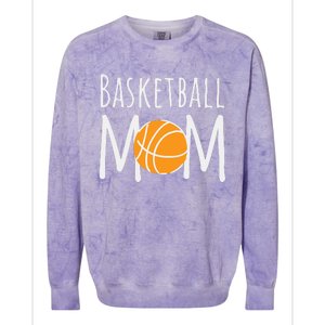 Basketball Mom Colorblast Crewneck Sweatshirt