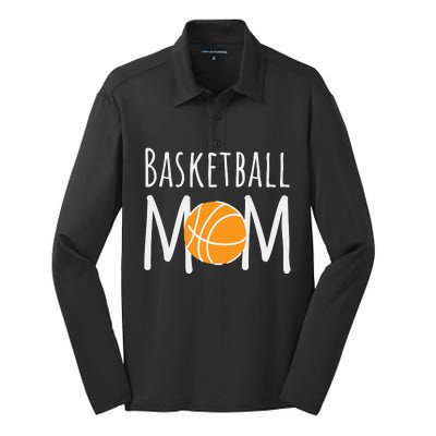 Basketball Mom Silk Touch Performance Long Sleeve Polo