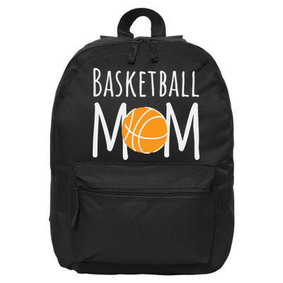 Basketball Mom 16 in Basic Backpack