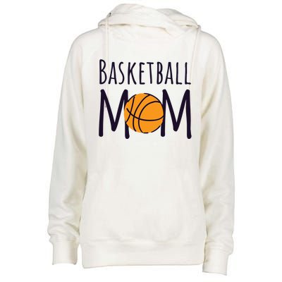 Basketball Mom Womens Funnel Neck Pullover Hood