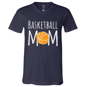 Basketball Mom V-Neck T-Shirt