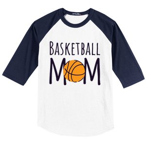 Basketball Mom Baseball Sleeve Shirt