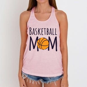 Basketball Mom Women's Knotted Racerback Tank