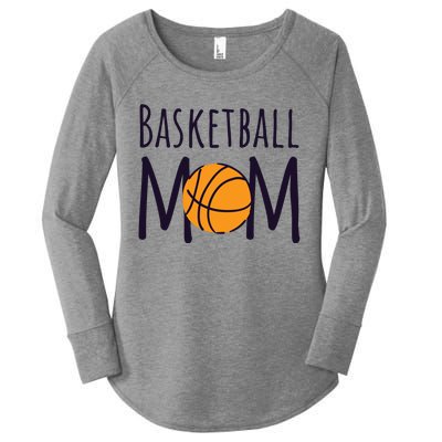 Basketball Mom Women's Perfect Tri Tunic Long Sleeve Shirt