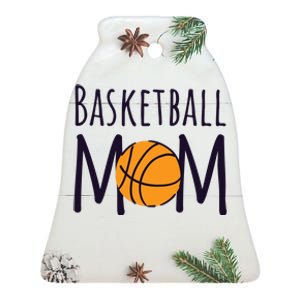 Basketball Mom Ceramic Bell Ornament