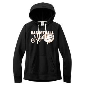 Basketball Mom Sports Mother Women's Fleece Hoodie