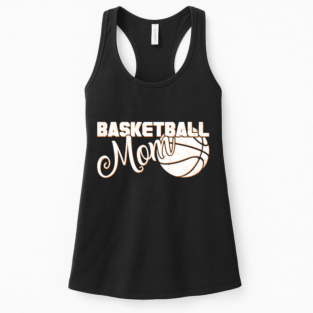 Basketball Mom Sports Mother Womens Tank Top
