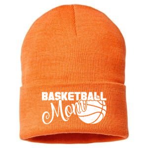 Basketball Mom Sports Mother Sustainable Knit Beanie