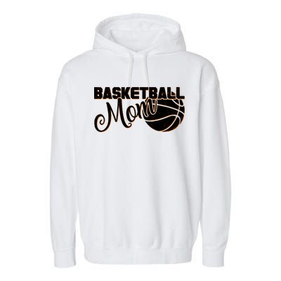 Basketball Mom Sports Mother Garment-Dyed Fleece Hoodie