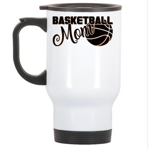 Basketball Mom Sports Mother Stainless Steel Travel Mug