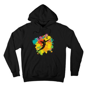 Basketball Player Colorful Hoodie