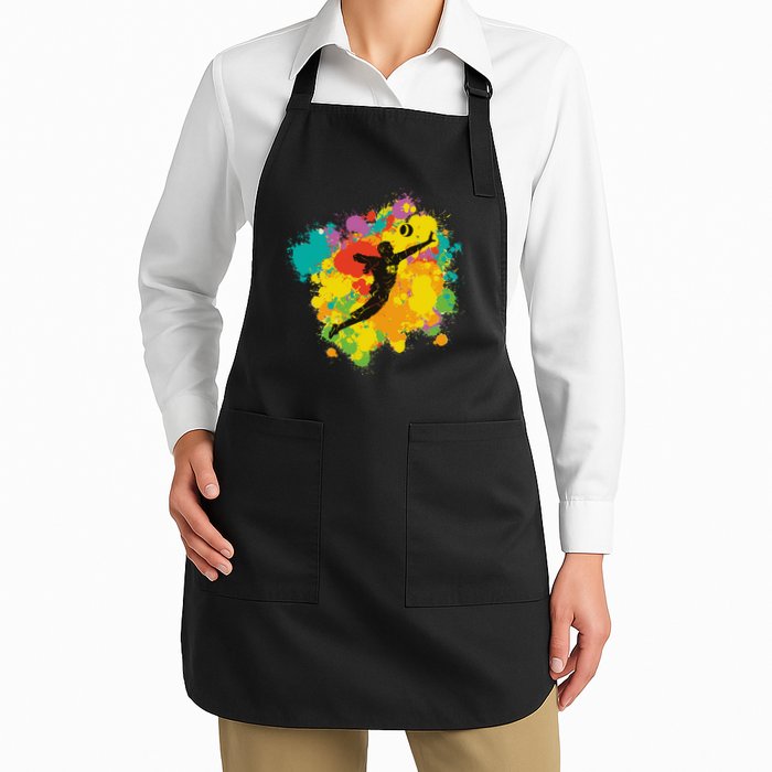 Basketball Player Colorful Apron