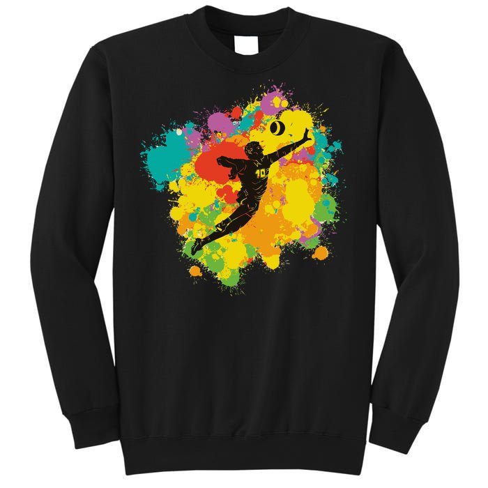 Basketball Player Colorful Sweatshirt