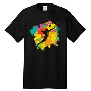 Basketball Player Colorful Tall T-Shirt