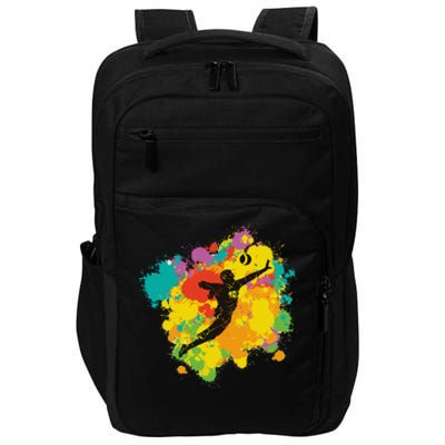 Basketball Player Colorful Impact Tech Backpack