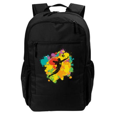 Basketball Player Colorful Daily Commute Backpack