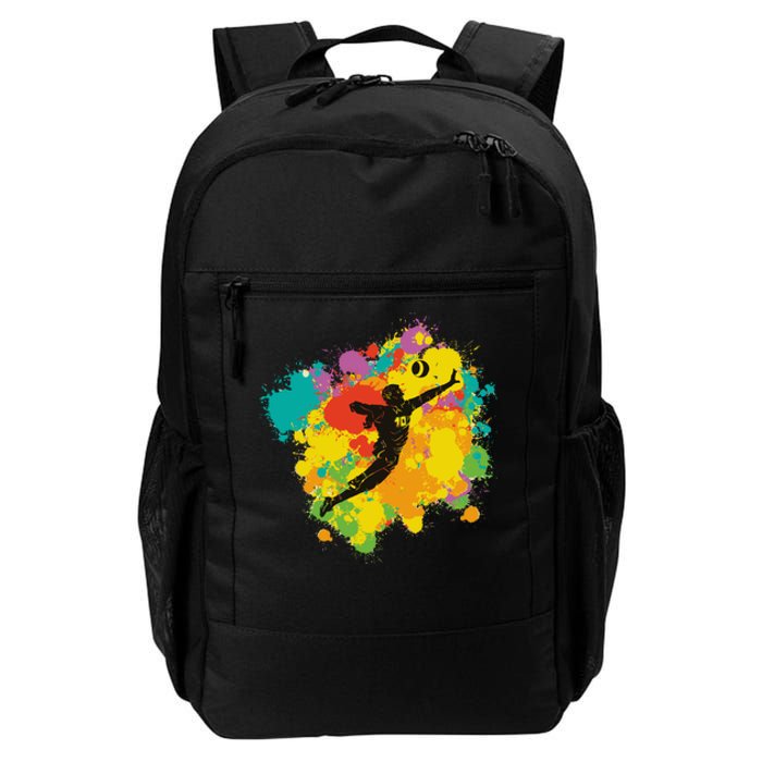 Basketball Player Colorful Daily Commute Backpack